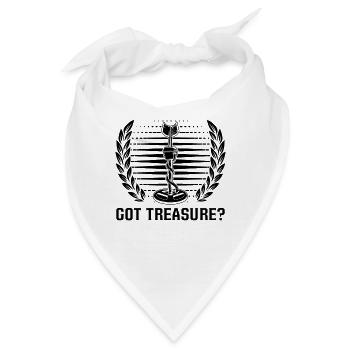 Got Treasure Metal Detecting Detectors Detectorist - Bandana - Weiß - Vorne