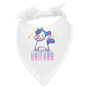 Unicorn Unicorn Unicorn - Unicorn Lovers Tee - Bandana - Weiß - Vorne