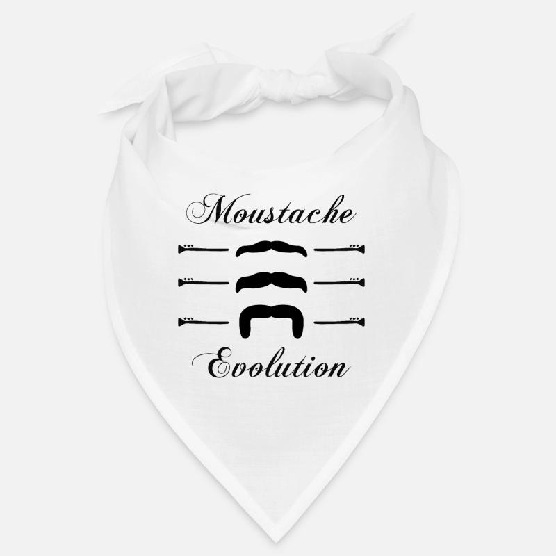 moustaches évolution, Idée cadeau d'élégance. Bandana