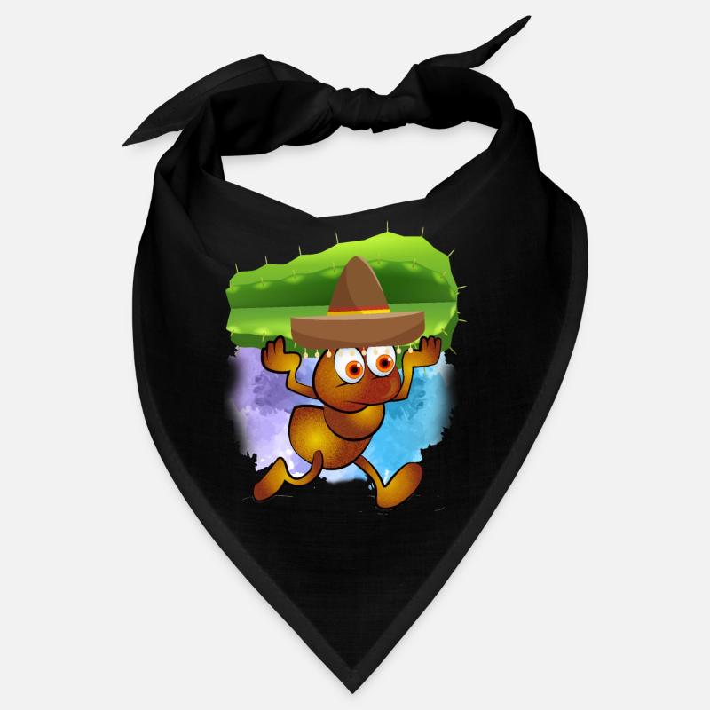 Braune Ameise mit Charro und Captus Bandana