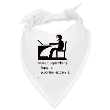 Softwareentwickler Programmierer Geschenk - Bandana - Weiß - Vorne