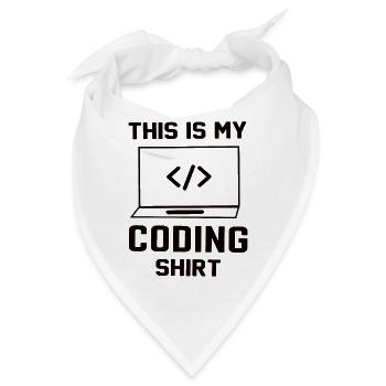 Softwareentwickler Programmierer Geschenk - Bandana - Weiß - Vorne