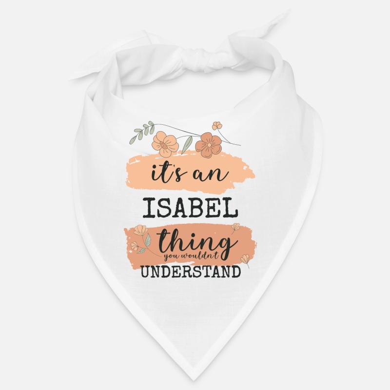 Isabel Name Geburtstag Geschenk Bandana