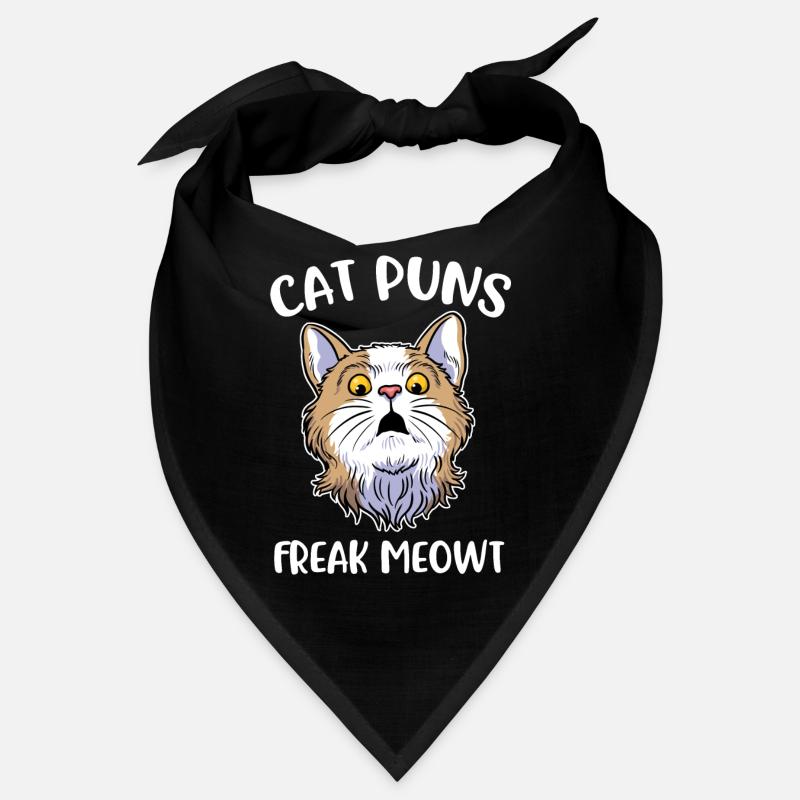 Cat Puns Freak Meowt Cat Gift Bandana