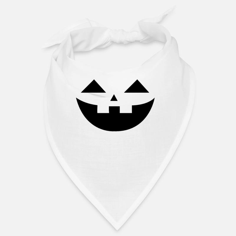 Smiling Pumpkin Face Pumpkin Head Halloween Bandana