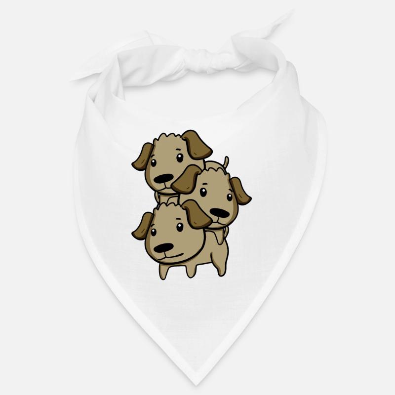 Chiens mignons Bandana