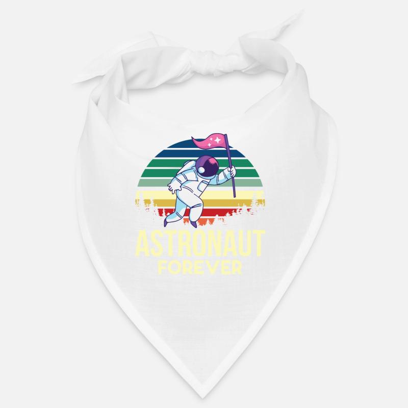 Space Astronaut Retro Planet Solar System Gal Bandana