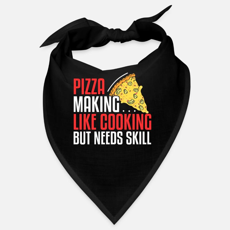 Pizza Making Like Cooking But Needs Skill Bandana