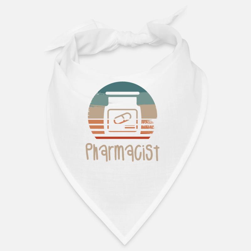 Retro Vintage Pharmacist Pharmacy Bandana