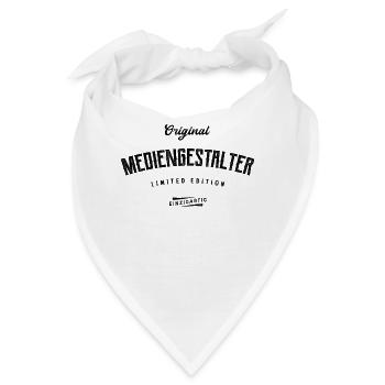 Mediengestalter Limited Edition - Bandana - Weiß - Vorne