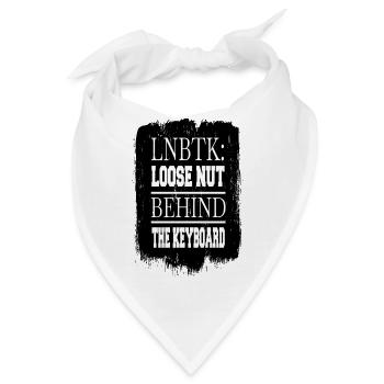 hacker fans and free wifi present idea - Bandana - Weiß - Vorne