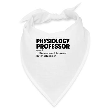Professor für Physiologie - Bandana - Weiß - Vorne