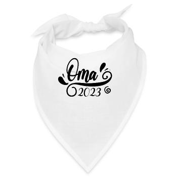 Oma 2023 - Werdende Oma 2023 - Bandana - Weiß - Vorne