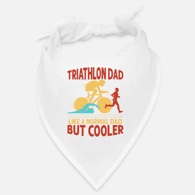 Papa de triathlon comme un père normal mais cool Triathl Bandana