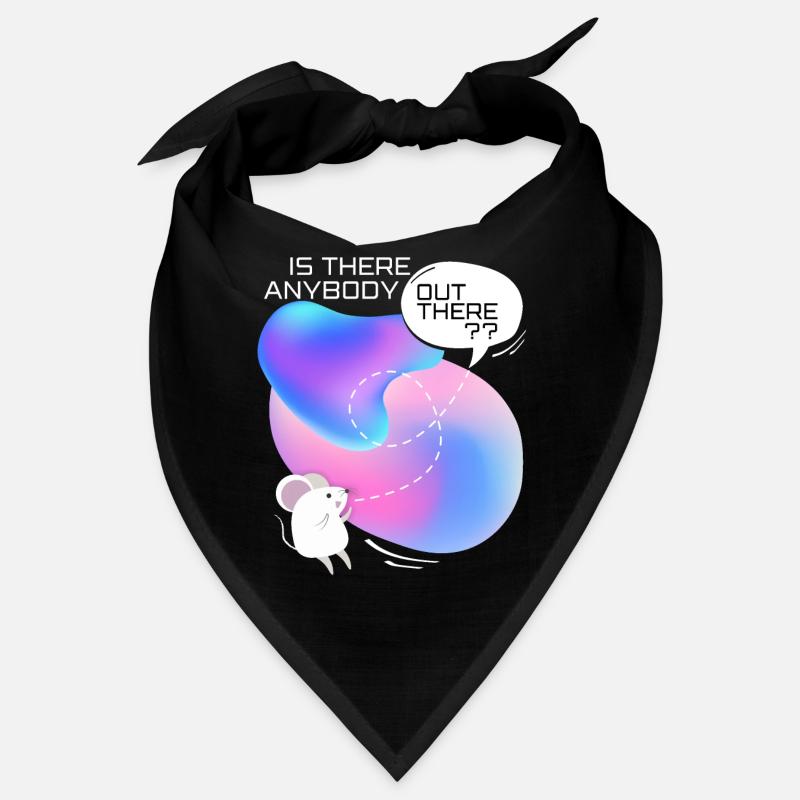 Mouse in space, funny saying Bandana