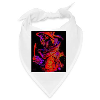 Der Sensenmann - Bandana - Weiß - Vorne