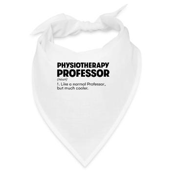 Professor für Physiotherapie - Bandana - Weiß - Vorne