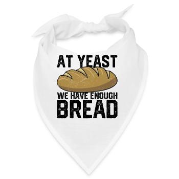 Lustiger Brotbacken-Bäcker - Bandana - Weiß - Vorne