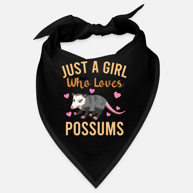 Mädchen Das Opossums Liebt Possum Zoo Beuteltiere Bandana