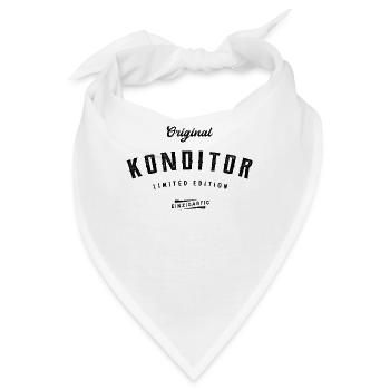 Konditor Limited Edition Konditorei - Bandana - Weiß - Vorne