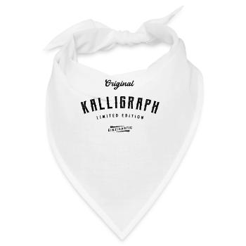 Kalligraph Limited Edition Kalligraphie - Bandana - Weiß - Vorne