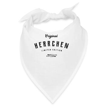 Herrchen Limited Edition Hundebesitzer - Bandana - Weiß - Vorne