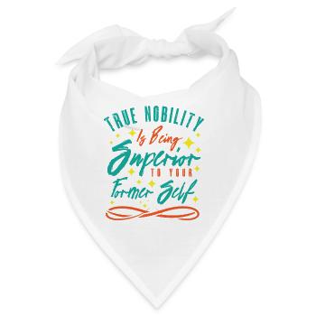 Motivierender Adel Motivator Inspirierende - Bandana - Weiß - Vorne
