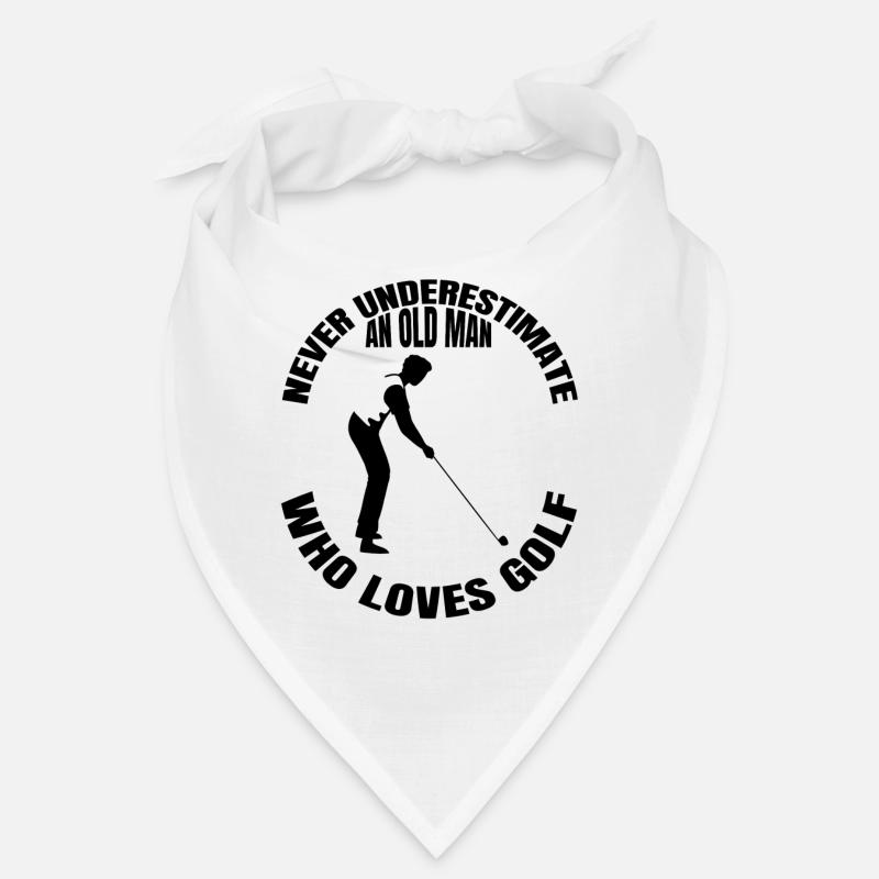 Golf Spruch Golfball Golfspielerin Golfschläger Bandana