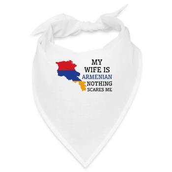 Nichts macht mir Angst Armenische Frau Armenien - Bandana - Weiß - Vorne