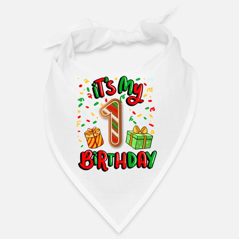 Es Ist Mein 1 Geburtstag Weihnachtsgeschenk Bandana