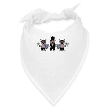 Bräutigam Security Wikinger - Bandana - Weiß - Vorne