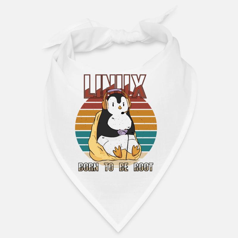 Linux Gamer Root Party Cool Penguin Nerd Programs Bandana