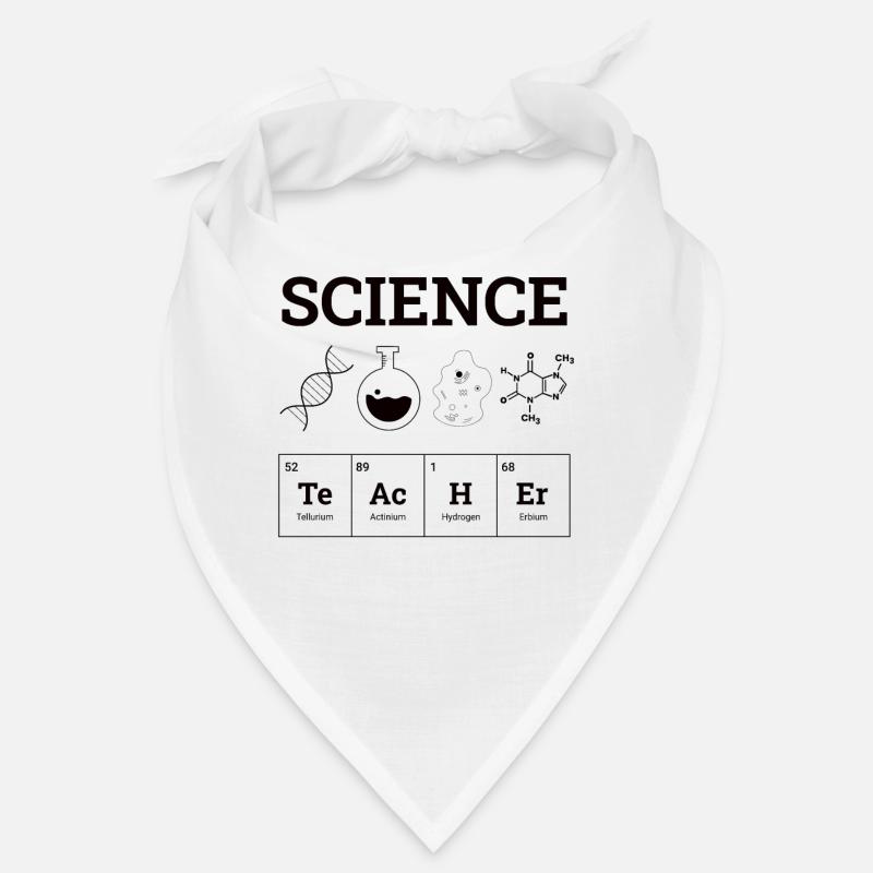 Chimie Chimiste Scientifique Enseignant Master - Bandana - blanc