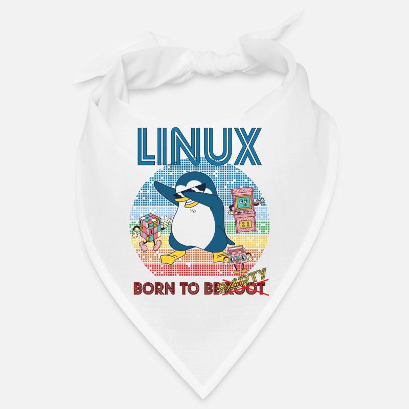 Retro Gamer Linux né pour être Root Geek Admin Pengu Bandana
