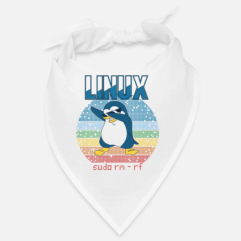 Linux Sudo Root Geek Admin Penguin Nerd Programmer Bandana