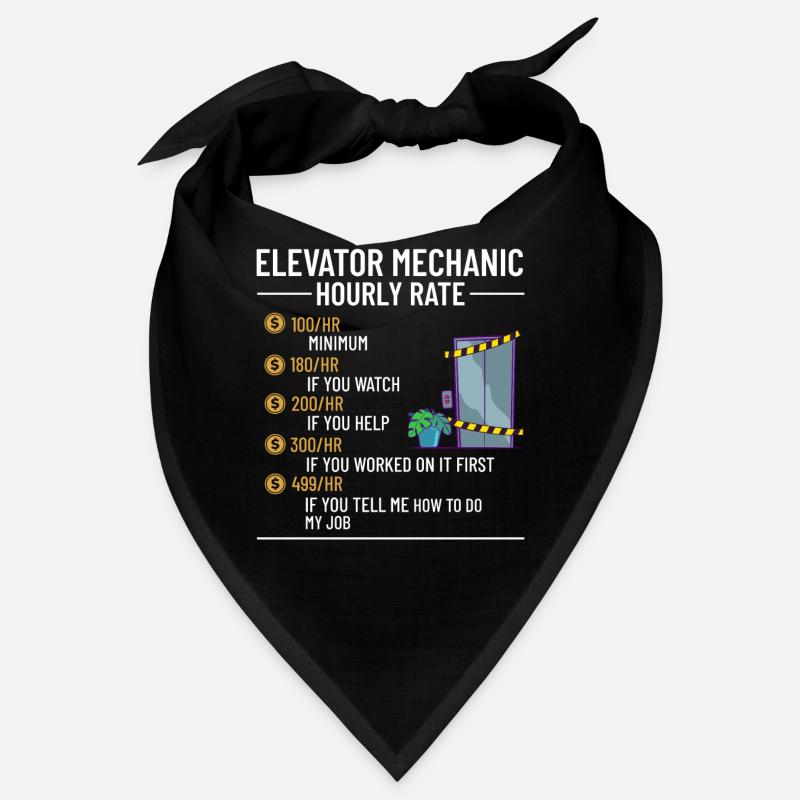 Elevator Elevator Technician Elevator Elevator Bandana