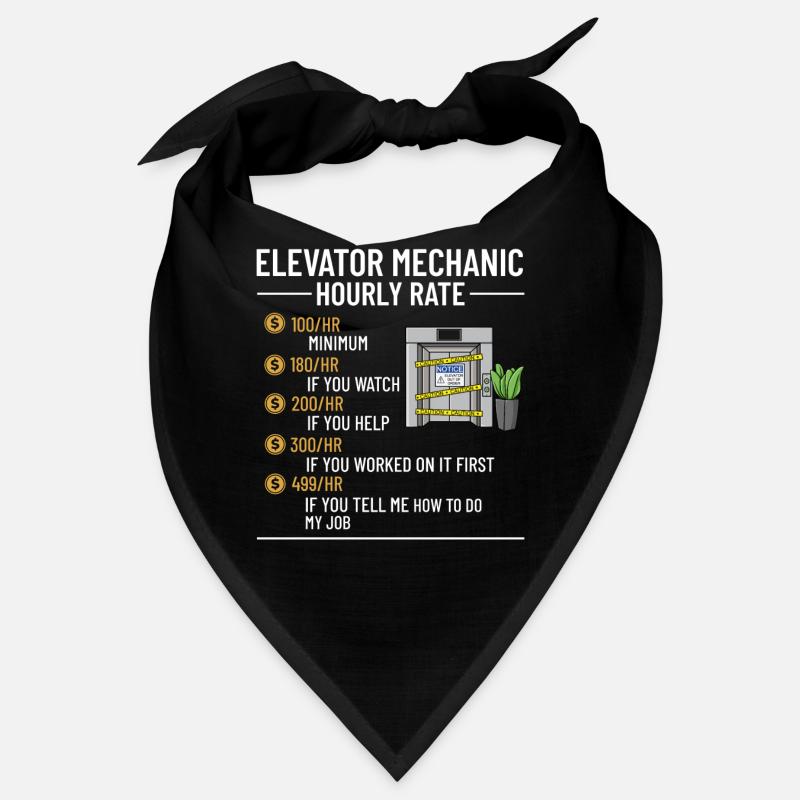 Technicien d’ascenseur Élévateur élévateur Bandana