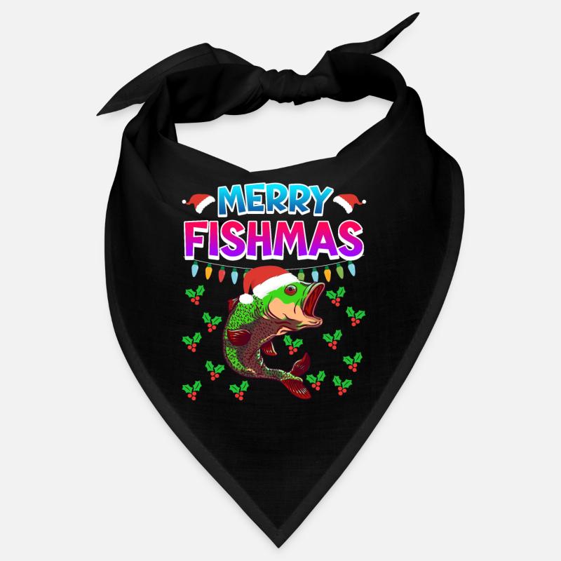 Niklaus Fish Christmas Merry Fishmas Bandana
