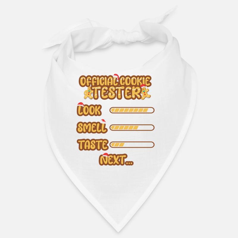 Testeur de biscuits au chocolat de Noël Bandana