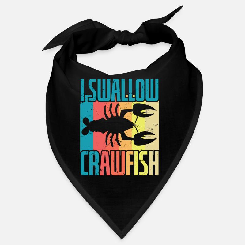 I Swallow Crawfish Vintage Distressed Bandana