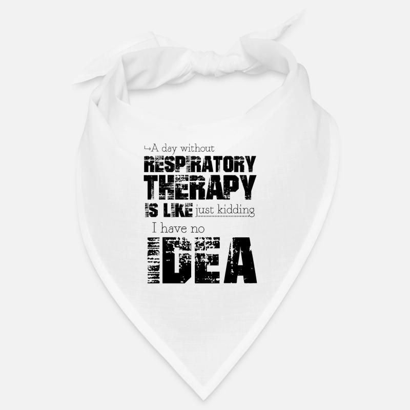 Respiratory therapy - Bandana - white