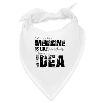 Medizin - Bandana - Weiß - Vorne