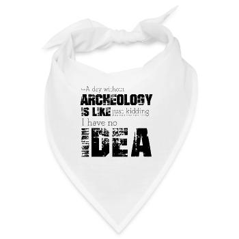 Archäologie - Bandana - Weiß - Vorne