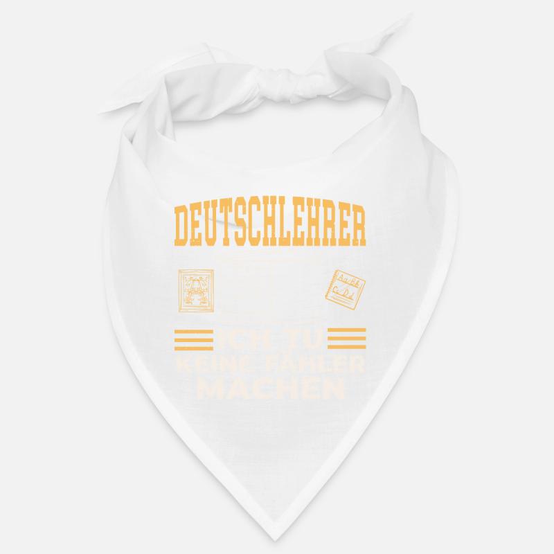 Ich Bin Deutschlehrer Schule Grammatik Grammatiker Bandana