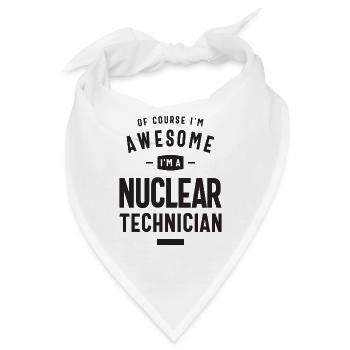 Großartig, ich bin ein Nukleartechniker - Bandana - Weiß - Vorne