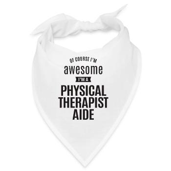 Großartig, ich bin ein Physiotherapeut Helfer - Bandana - Weiß - Vorne