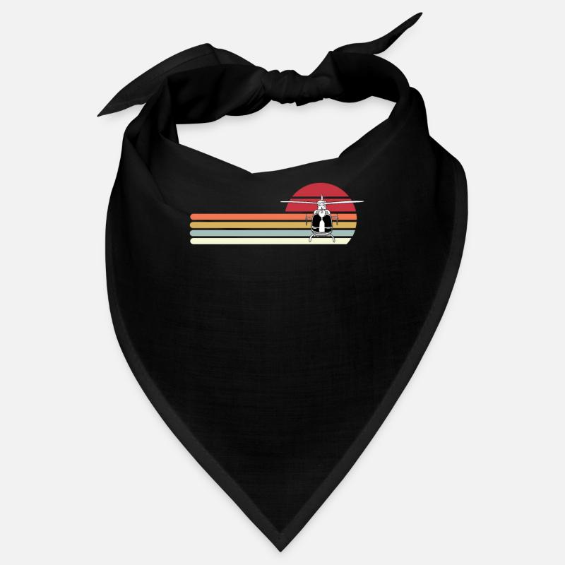 Retro-Hubschrauber Bandana