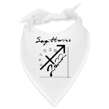 Schütze Saison 2022 - Sternzeichen - Bandana - Weiß - Vorne