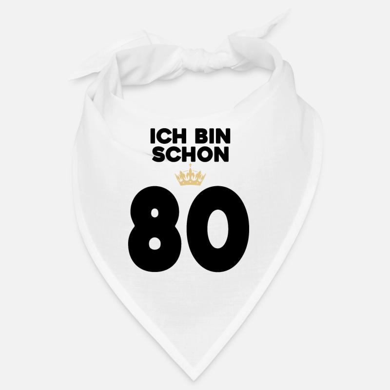 80 Geburtstag - 80 Jahre Bandana