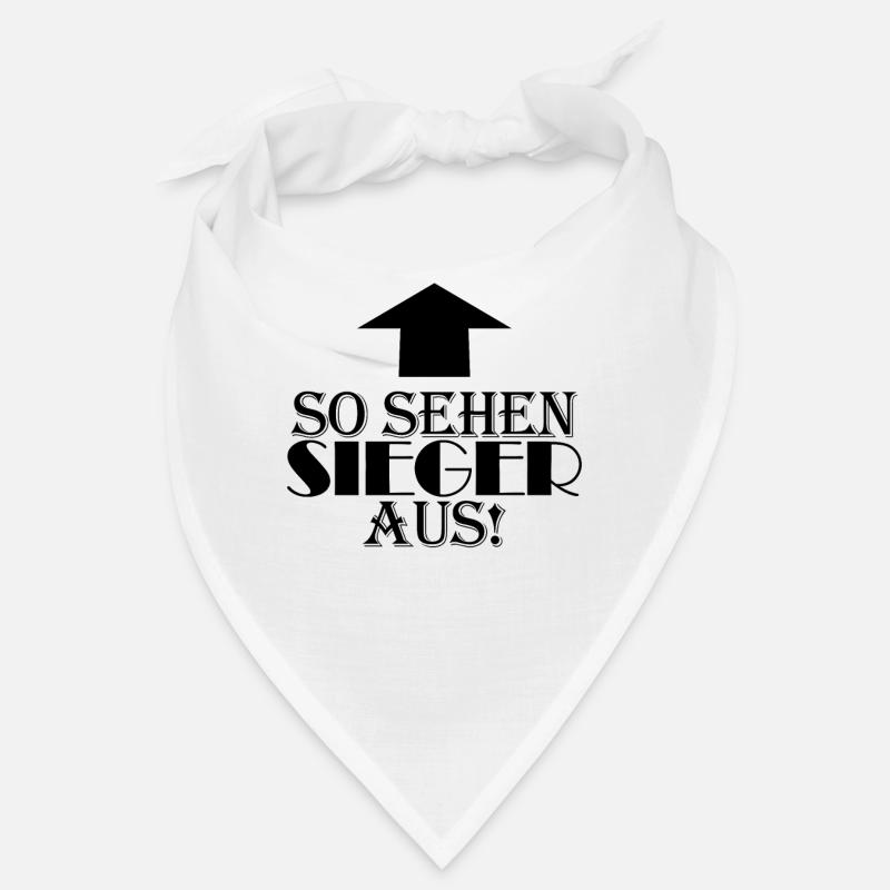 Sieger Erster Gewinner Bandana